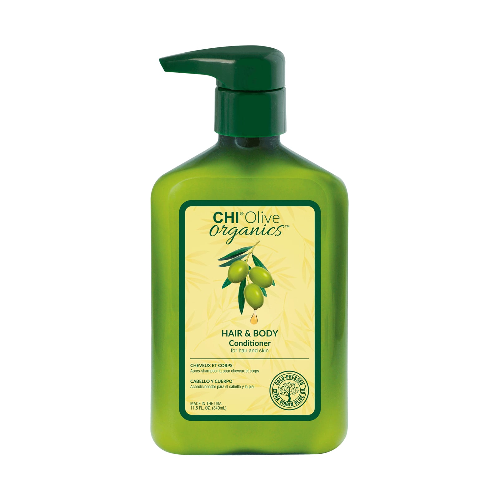 Кондиціонер для волосся та тіла CHI Olive Organics Hair аnd Body Conditioner, 340 мл
